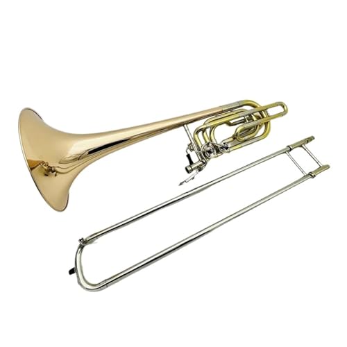 Altposaune Bb F Posaune Zwei Kolben Phosphor Bronze Messing Überzogene Musikinstrument Mit Fall Altposaune Bb F Posaune Zwei Kolben Phosphor Bronze Messing Überzogene Musikinstrument Mit Fall von HYLQZAT