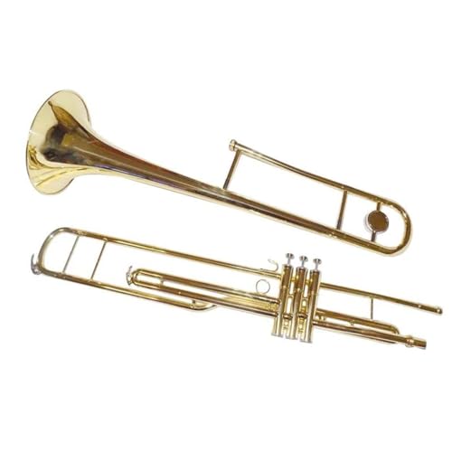 Altposaune Erwachsene Anfänger Bb Kolben Posaune Musikinstrumente Gelb Messing Körper Lack Finish Altposaune Erwachsene Anfänger Bb Kolben Posaune Musikinstrumente Gelb Messing Körper Lack Finish von HYLQZAT