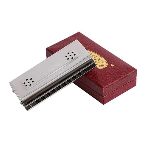 Mundharmonika Für Erwachsene 10 16 24 Loch C Und G Doppelseitige Mundharmonika Tremolo Geeignet Für Anfänger Professionelle Spieler(10 holes) von HYLQZAT