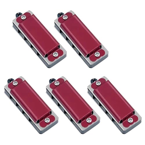 Mundharmonika Für Erwachsene 10 Stück Mundharmonika Halsketten 4 Löcher 8 Töne Geeignet Für Anfänger Und Erwachsene(10PCS Red) von HYLQZAT