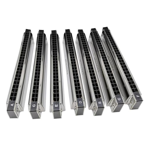Mundharmonika Für Erwachsene 24 Loch Polyphone ABCDEFG Melodie 7 Sätze Übungsmundharmonikainstrumente Für Erwachsene Mundharmonika Für Erwachsene 24 Loch Polyphone ABCDEFG Melodie 7 Sätze Übungsmundharmonikainstrumente Für Erwachsene von HYLQZAT