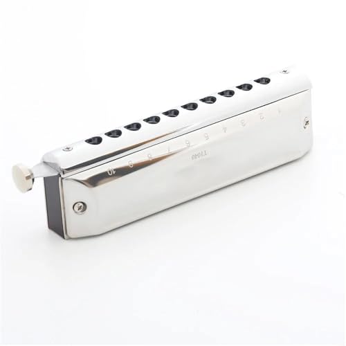 Mundharmonika Für Erwachsene Chromatische Mundharmonika C Tonart Veränderbare Töne Musikinstrument 10 Löcher 40 Ton(Type1 T1040) von HYLQZAT