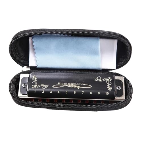 Mundharmonika Für Erwachsene Diatonische Blues Mundharmonika Tonart C 10 Löcher 20 Töne(Key of G) von HYLQZAT