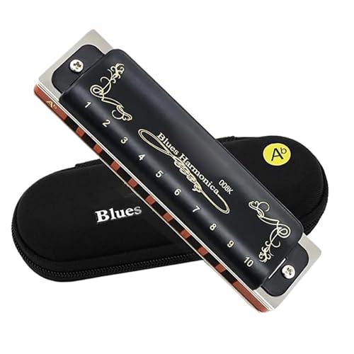 Mundharmonika Für Erwachsene Diatonische Mundharmonika Für Erwachsene Professionelle Leistung 10 Löcher 20 Töne Blues(Key of Ab) von HYLQZAT