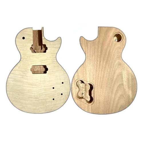 Professioneller Gitarrenkorpus Unlackierter Mahagoni E Gitarrenkorpus Im LP Stil DIY Zubehör von HYLQZAT