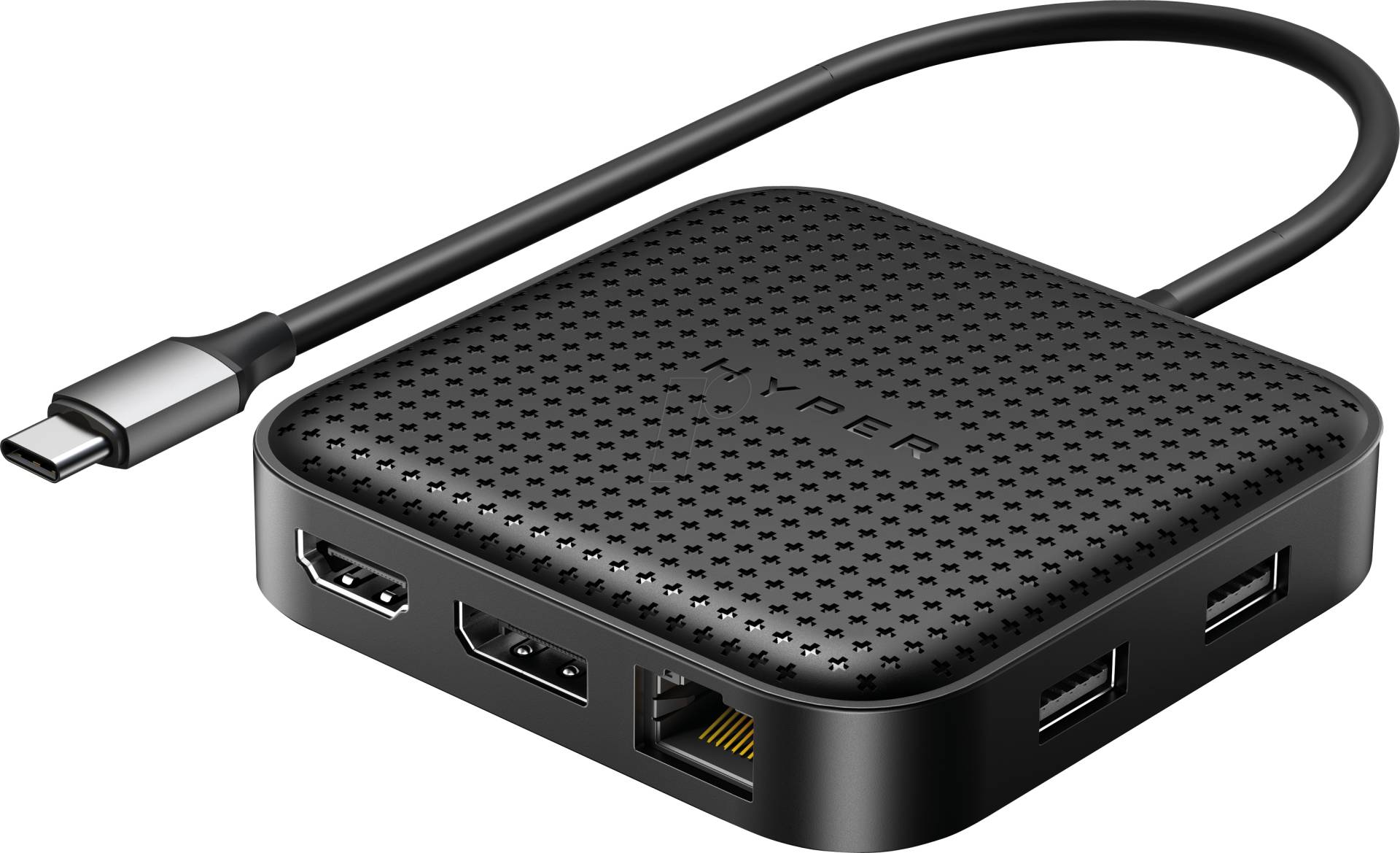 HYPER HD583-GL - PortReplicator/Dockingstation, USB-C, 8 Port von HYPER