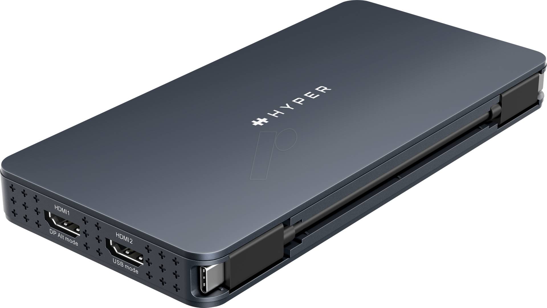 HYPER HD7001GL - PortReplicator/Dockingstation, USB-C, 10 Port von HYPER