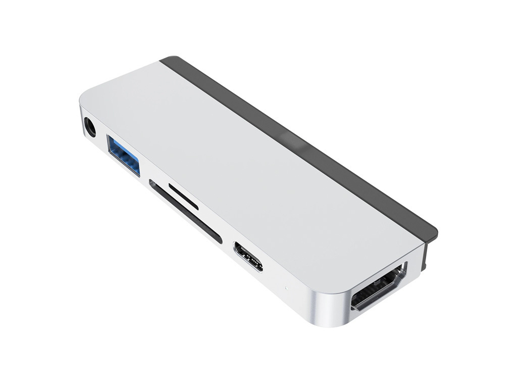 Hyper 6-in-1 iPad Pro USB-C Hub, Silber von HYPER