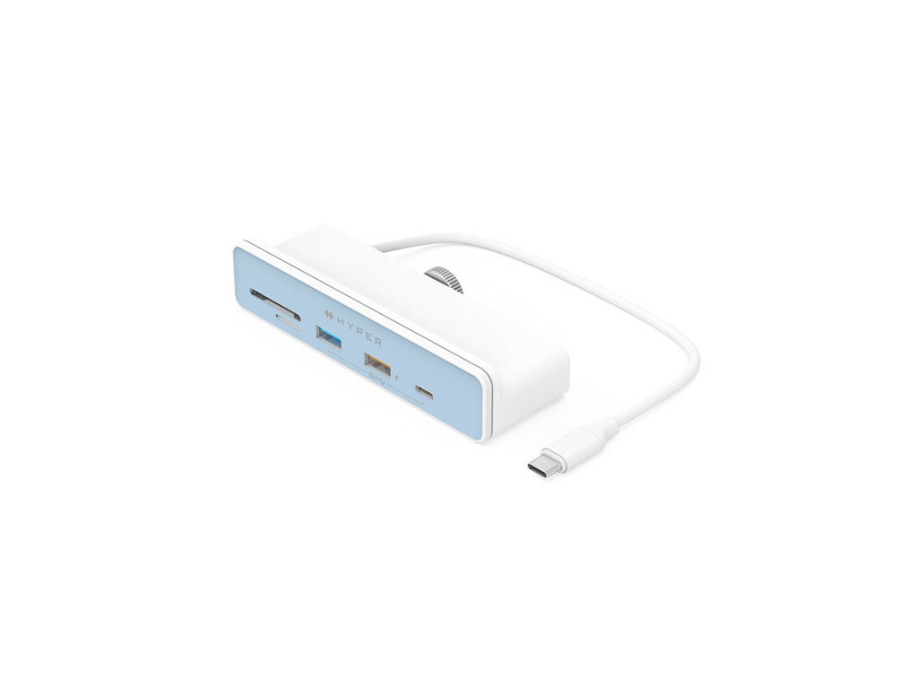 Hyper Drive 6-in-1 USB-C Hub Für iMac, weiß von HYPER