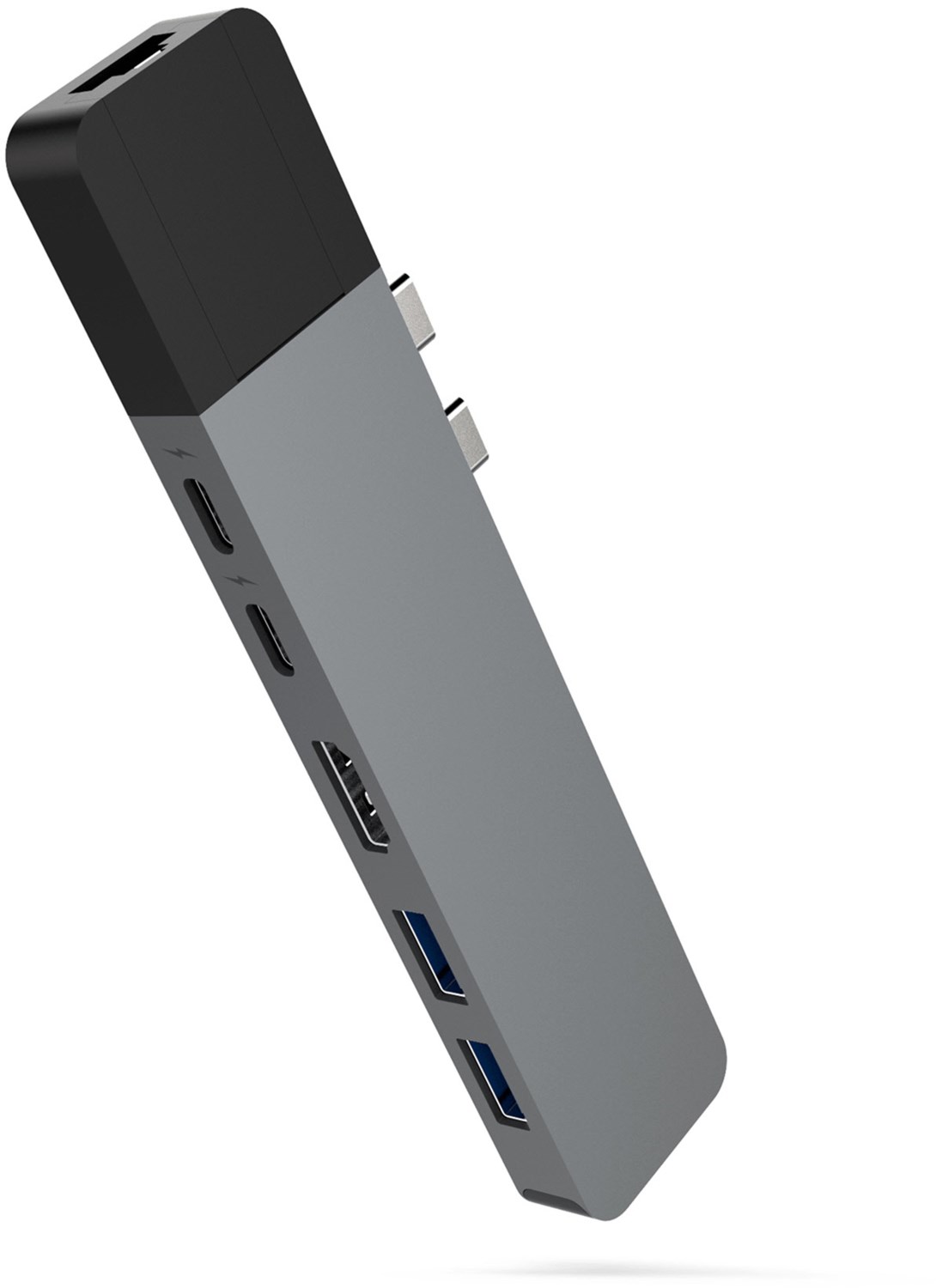 HyperDrive Net 6-in-2 USB Type-C für MacBook Pro/Air space grau von HYPER
