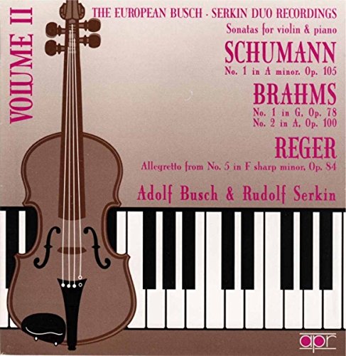 Busch-Serkin Duo Vol.2 - Sonaten für Violine und Klavier von HYPERION RECORDS