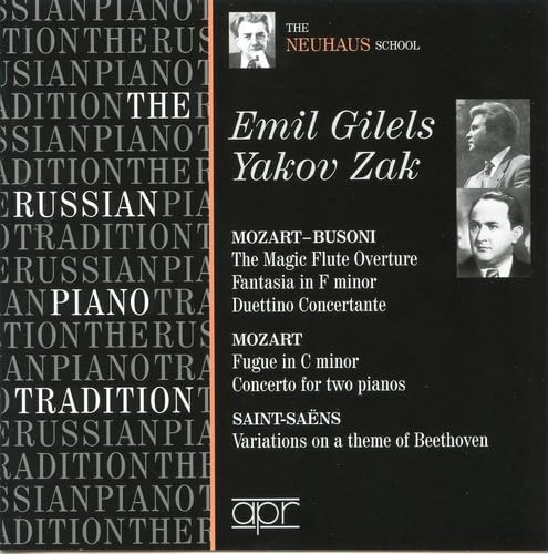 Die russische Klaviertradition - Gilels & Zak von HYPERION RECORDS