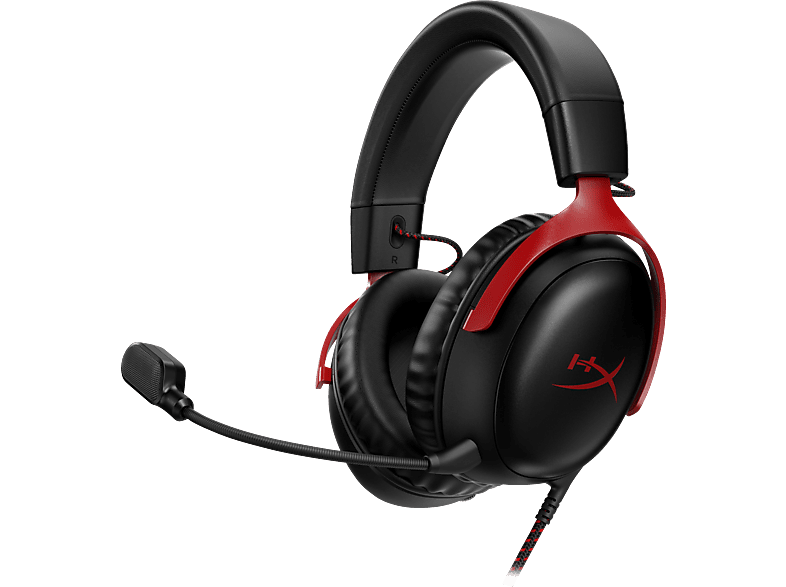 HYPERX Cloud III, Over-ear Gaming Headset Schwarz/Rot von HYPERX