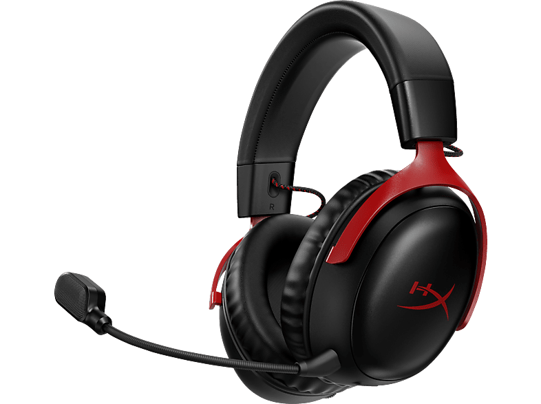 HYPERX Cloud III Wireless, Over-ear Gaming Headset Black/Red von HYPERX