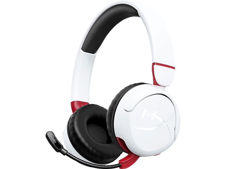 HYPERX Cloud Mini - Wireless, On-ear Gaming Headset Bluetooth Weiß/rot von HYPERX
