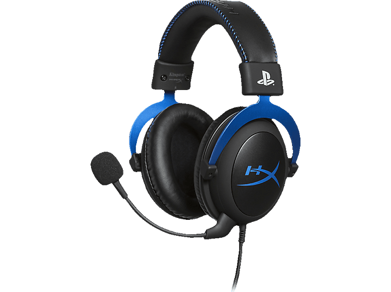 HYPERX Cloud PS4, Over-ear Gaming Headset Schwarz/Blau von HYPERX