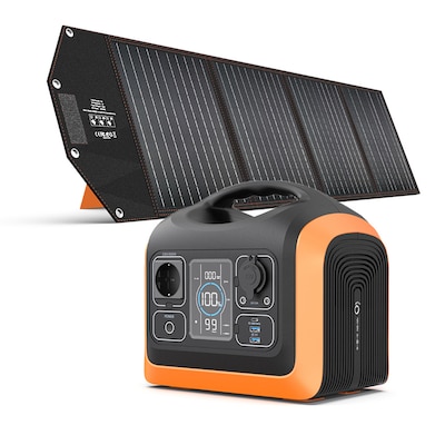 Hyrican Powerstation UPP-600 portabler Solargenerator inkl. Solar Modul von HYRICAN
