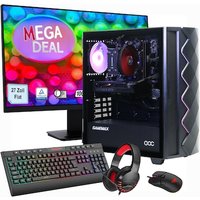 Hyrican MegaDeal Gaming-PC Diamond BK SET2515 7394 + MSI PRO MP273A + Maus, Tastatur & Headset Hyrican MegaDeal Gaming-PC Diamond BK SET2515 7394 + MSI PRO MP273A + Maus, Tastatur & Headset von HYRICAN