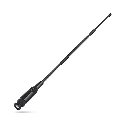 HYS 27 MHz 13 Zoll BNC-Stecker Antenne für CB Handheld/Tragbares Radio mit BNC-Stecker, kompatibel mit Cobra Midland Uniden Anytone CB Radio von HYS