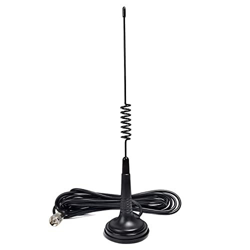 HYS 27 MHz Magnetische Halterung Antenne CB Antenne kompatibel mit Cobra Midland Uniden Maxon Portable Handheld CB Radio, Mobile Radio, Radio Scanner (PL259) von HYS