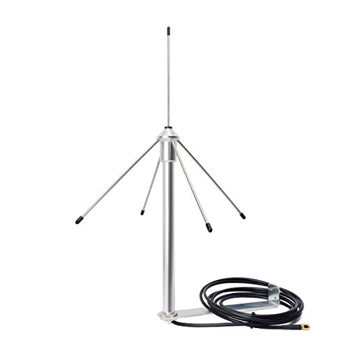 HYS 433Mhz 3dbi Omni-Antenne 50 Ohm GSM-Antenne mit 3M (9,8 Fuß) RG58-Koaxialkabel SMA Male Stecker und Montagehalterung von HYS