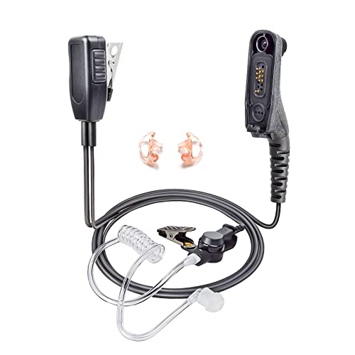 HYS Radio-Ohrhörer, In-Ear-Headset Kompatibel mit DP3400 DP4400 DP4601E MTP850s MTP6650 Radio (1 x Kopfhörer + 2 x Ohrstöpsel (L+R)) von HYS