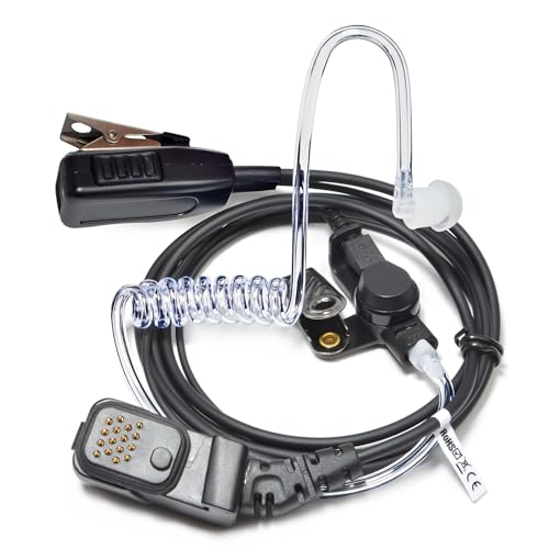 HYS TPH700 Mikro-Headse Kopfhörer für Matra EADS Jupiter TPH-700 TETRAPOL Walkie Talkie von HYS