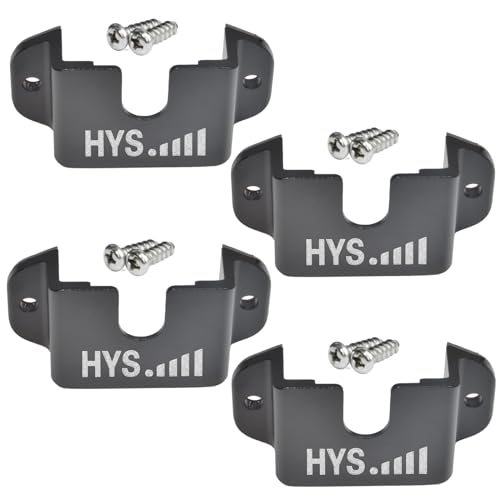 HYS Universal Ham CB-Radio/alle HT's Mikrofon-Aufhänger mit Gürtelclip/universeller runder Drehknopf, Walkie-Talkies/Marine-Radio-Gürtelclip-Halterung für Anytone Midland Icom Kenwood Yaesu (Schwarz, HYS Universal Ham CB-Radio/alle HT's Mikrofon-Aufhänger mit Gürtelclip/universeller runder Drehknopf, Walkie-Talkies/Marine-Radio-Gürtelclip-Halterung für Anytone Midland Icom Kenwood Yaesu (Schwarz, von HYS