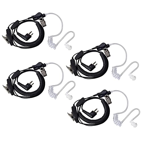 HYS Walkie-Talkie-Ohrhörer mit Mikrofon, Akustikschlauch-Headset, kompatibel mit Motorola CLS1110, CP200, CP040, GP300, DP1400, 2-Wege-Radio, 4 Stück HYS Walkie-Talkie-Ohrhörer mit Mikrofon, Akustikschlauch-Headset, kompatibel mit Motorola CLS1110, CP200, CP040, GP300, DP1400, 2-Wege-Radio, 4 Stück von HYS