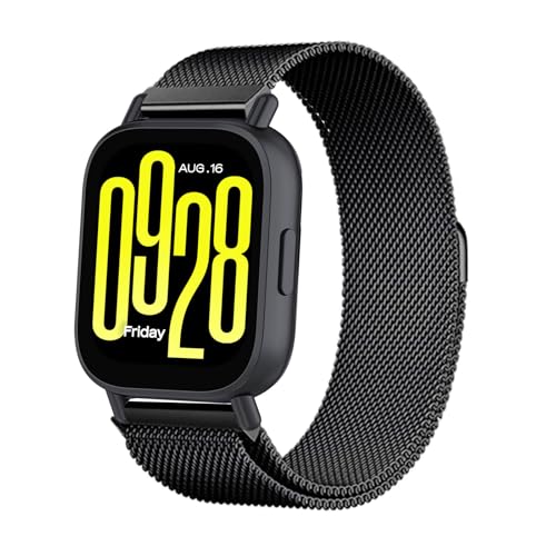 Xiaomi Redmi Watch 5 Active/Lite Armband - Metal Mesh Edelstahl für Damen und Herren Mit Magnet Kompatibel von HYSDFFG