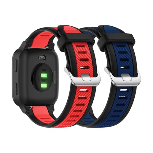 HYSDFFG 2 Stück Sport Armband für Garmin Venu Sq 2/Venu Sq 2 Music/Venu Sq/Venu Sq Music, verstellbares Silikon Ersatzarmband Kompatibel mit Garmin Venu Sq 2/Venu Sq 2 Music/Venu Sq/Venu Sq Music (B) HYSDFFG 2 Stück Sport Armband für Garmin Venu Sq 2/Venu Sq 2 Music/Venu Sq/Venu Sq Music, verstellbares Silikon Ersatzarmband Kompatibel mit Garmin Venu Sq 2/Venu Sq 2 Music/Venu Sq/Venu Sq Music (B) von HYSDFFG