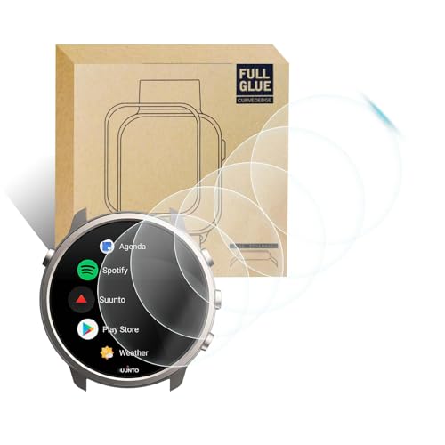 HYSDFFG 5 Stück Panzer Schutz Glas für Suunto 7, HD Klar Displayschutz, Anti-Fingerprint, 9H Härte Glass Protector Kompatibel mit Suunto 7 HYSDFFG 5 Stück Panzer Schutz Glas für Suunto 7, HD Klar Displayschutz, Anti-Fingerprint, 9H Härte Glass Protector Kompatibel mit Suunto 7 von HYSDFFG