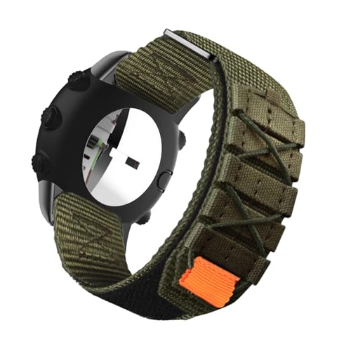 HYSDFFG Armband für Suunto Core Armband, Rugged Nylon Sport Band, Atmungsaktiv Ausgehöhlt, Klettverschluss Kompatibel mit Suunto Core (D) von HYSDFFG