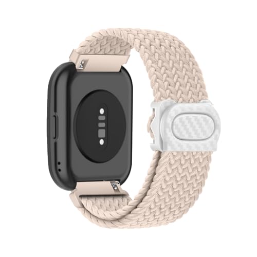 HYSDFFG Geflochten Armband für Amazfit Bip 5 Ersatzarmband, Elastisches Verstellbares Geflochtenes Nylon Solo Loop Sport Armbänder Kompatibel mit Amazfit Bip 5 (5) von HYSDFFG