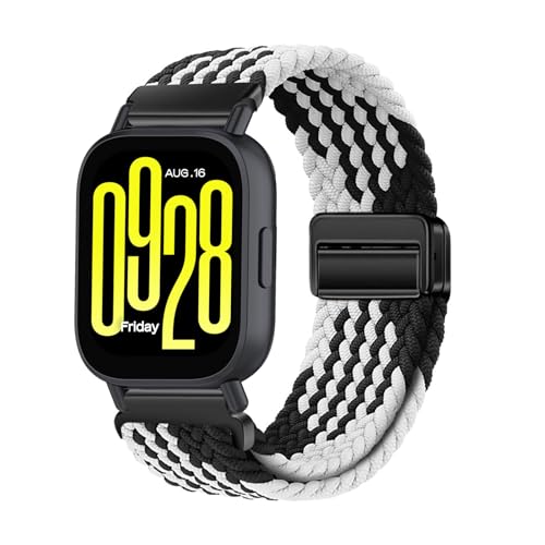 Nylon Armband für Xiaomi Redmi Watch 5 Active/Redmi Watch 5 Lite Magnetische Armband, Nylon Dehnbar Geflochtenes Band mit Magnetische Schließe Entworfen Kompatibel mit Redmi Watch 5 Active/Lite (12) Nylon Armband für Xiaomi Redmi Watch 5 Active/Redmi Watch 5 Lite Magnetische Armband, Nylon Dehnbar Geflochtenes Band mit Magnetische Schließe Entworfen Kompatibel mit Redmi Watch 5 Active/Lite (12) von HYSDFFG