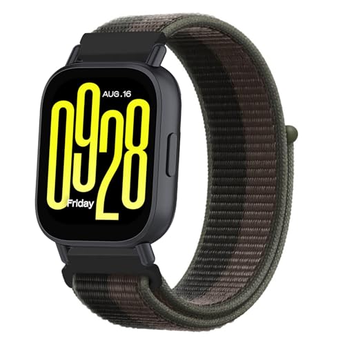 Nylon Solo Loop Armband für Xiaomi Redmi Watch 5 Active/Lite - Sportliches Ersatzband Kompatibel mit Xiaomi Redmi Smartwatch (10) von HYSDFFG