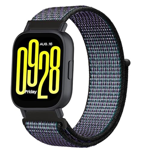 Nylon Solo Loop Armband für Xiaomi Redmi Watch 5 Active/Redmi Watch 5 Lite, Nylon Armbänder Uhrenarmband Sport Ersatzband Kompatibel mit Xiaomi Redmi Watch 5 Active/Redmi Watch 5 Lite Armband (3) von HYSDFFG