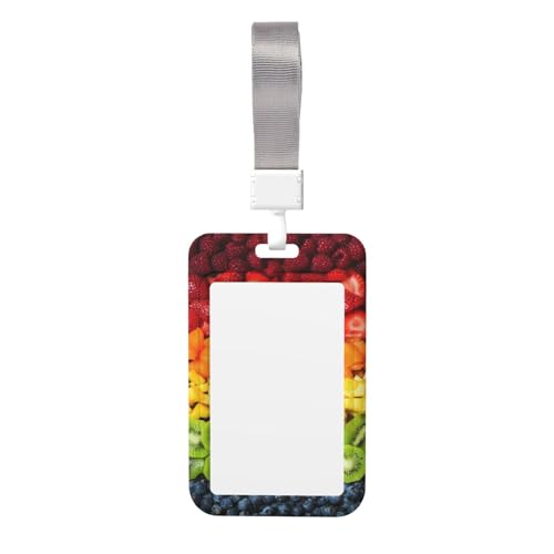 Kartenhalter in Regenbogenfarben – strapazierfähiges ABS-Material, doppelseitiger Volldruck, Umhängeband im Lieferumfang enthalten, ideal für Arbeit und Veranstaltungen Kartenhalter in Regenbogenfarben – strapazierfähiges ABS-Material, doppelseitiger Volldruck, Umhängeband im Lieferumfang enthalten, ideal für Arbeit und Veranstaltungen von HYSDPUZK