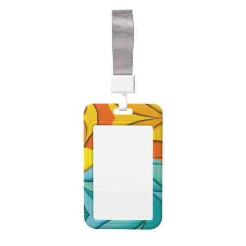 Kartenhalter mit Sonnenuntergang und Sonnenaufgang mit Ozean, strapazierfähiges ABS-Material, doppelseitiger Volldruck, Umhängeband, ideal für Arbeit und Veranstaltungen Kartenhalter mit Sonnenuntergang und Sonnenaufgang mit Ozean, strapazierfähiges ABS-Material, doppelseitiger Volldruck, Umhängeband, ideal für Arbeit und Veranstaltungen von HYSDPUZK
