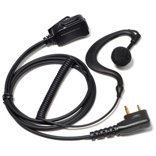 HYSHIKRA G-Form Kopfhörer Headset Kompatibel mit Midland G7 pro G8 G9 pro M24 M24 Plus M48 M99 G6 XT G7 XTR | Security Softair (1, G-förmig) von HYSHIKRA