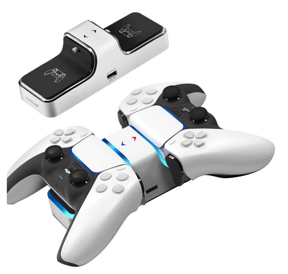 HYTIREBY PS5 Controller Ladestation für Playstation 5 Controller Controller-Ladestation (PS 5 Zubehör, Wireless DualSense Controller) von HYTIREBY