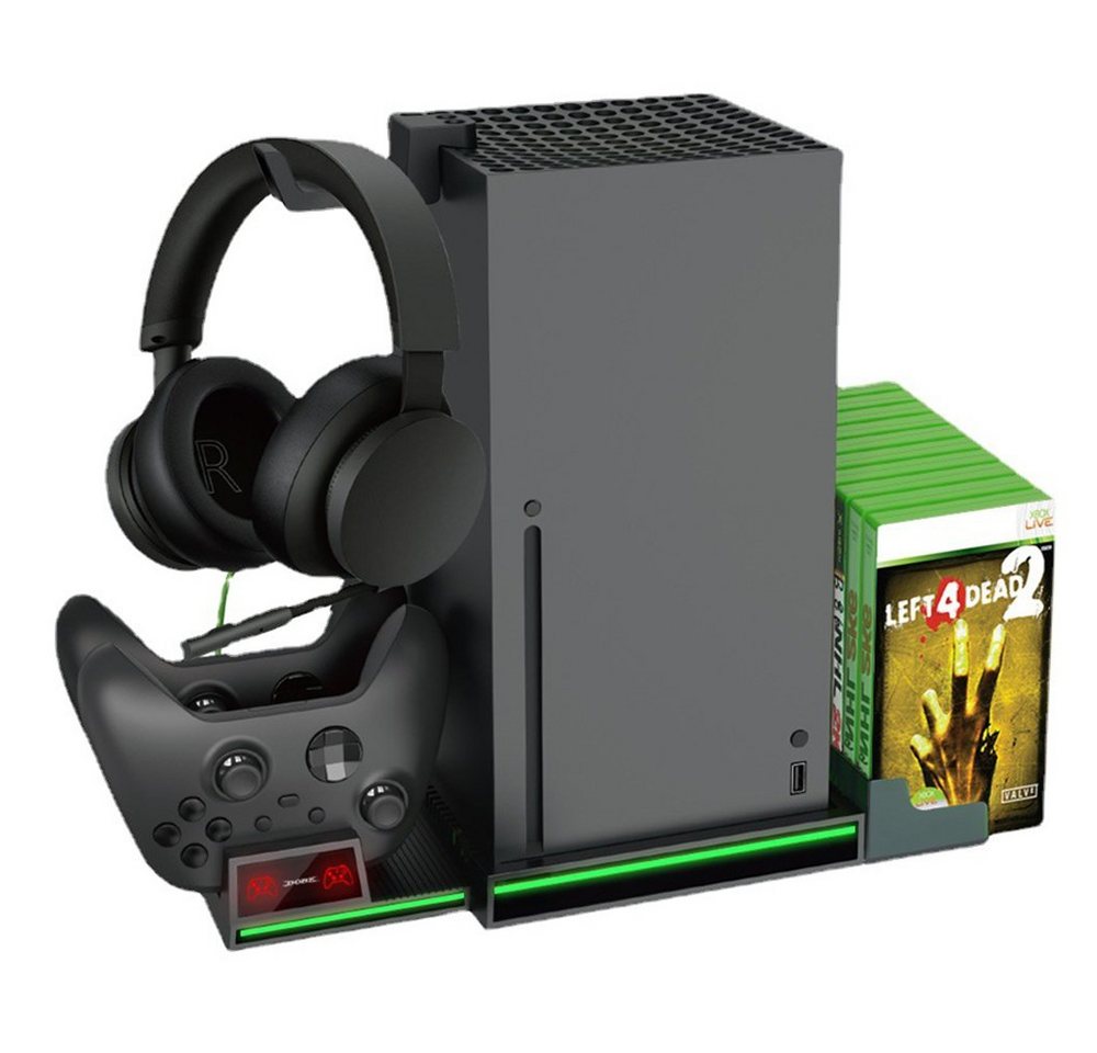 HYTIREBY Xbox SeriesX Konsolen-Ladestation,Series X Ladestation für Controller Zubehor für Xbox Contoller (ONE/XSX/XSS-Konsolen-Ladegerät, für Xbox Series X-Controller) von HYTIREBY