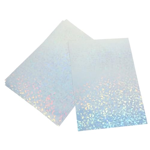 HYTROVE 10Blätter Aufkleberpapier Bedruckbare Vinylfolie Selbstklebend für Tintenstrahldrucker Vielseitig Einsetzbar für DIY und Bastelarbeiten von HYTROVE