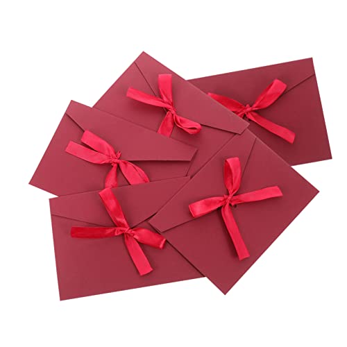 HYTROVE 10Stücke Bowknot Umschläge aus Irisierendem für Einladungen Grußkarten und Besondere Anlässe Verpackung für Weihnachten Geburtstage von HYTROVE