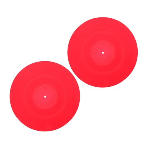 HYTROVE 2Stücke Silikon Statische Vinyl Slipmat für Schallplatten und Stabil HYTROVE 2Stücke Silikon Statische Vinyl Slipmat für Schallplatten und Stabil von HYTROVE