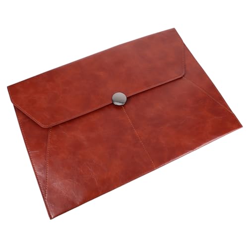 HYTROVE Dokumententasche aus Kunstleder Große Kapazität Stabiler Aktenorganizer mit Reißverschluss Design für Büro Reisen Studium HYTROVE Dokumententasche aus Kunstleder Große Kapazität Stabiler Aktenorganizer mit Reißverschluss Design für Büro Reisen Studium von HYTROVE