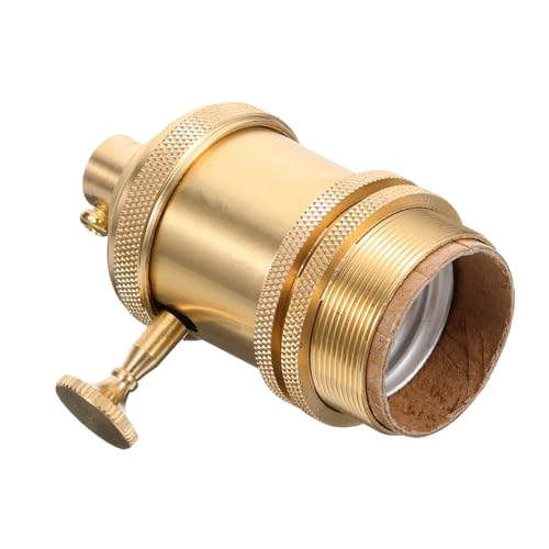 HYTROVE Vintage Lampenfassung mit Drehknopf Retro Lampenfassungshalter für DIY Projekte Kompatibel mit Glühbirnen für Beleuchtungslösungen in Jedem von HYTROVE