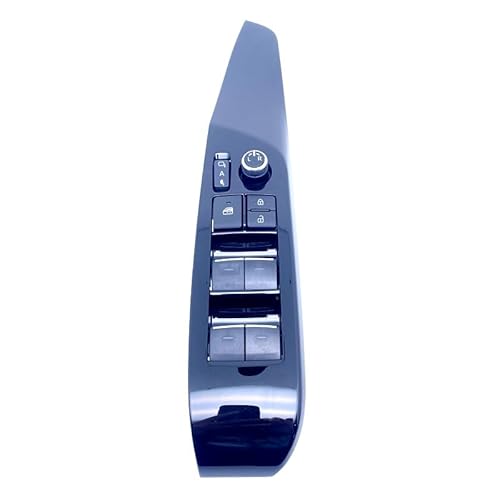 Car Window Regulator Switch Beleuchtete LED-Taste for Fensterheber-Schalter, passend for Toyota Camry 2018–2023, linke Hintergrundbeleuchtung, Upgrade Spiegelschalter, 1–4 Stück(Blue) von HYUDXH