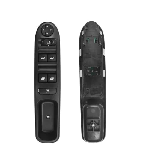Car Window Regulator Switch Elektrischer Fensterheber-Steuerschalter for Peugeot 207 307 / passend for Citroen C3 Picasso 2000+ 6554KT 6554QC 6490EH 6490HQ 6554QF 6554QG(6490EH) von HYUDXH