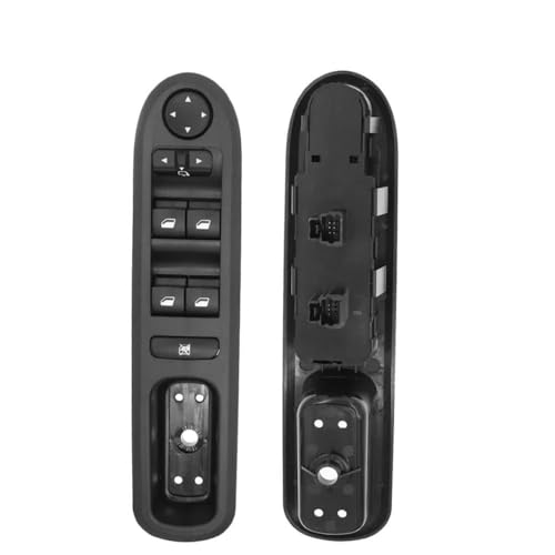 Car Window Regulator Switch Elektrischer Fensterheber-Steuerschalter for Peugeot 207 307 / passend for Citroen C3 Picasso 2000+ 6554KT 6554QC 6490EH 6490HQ 6554QF 6554QG(6554ER) von HYUDXH